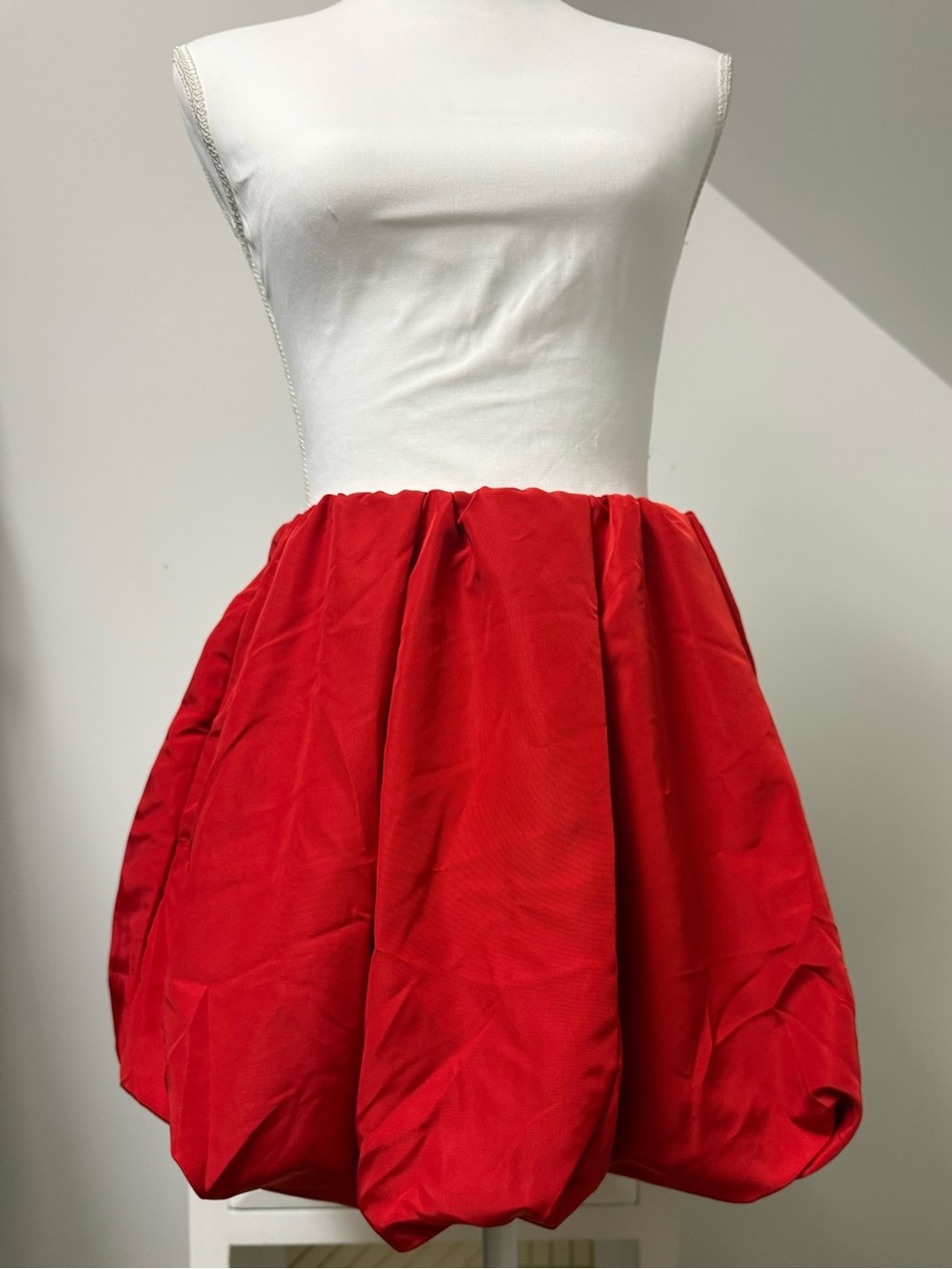 Old Navy Bright Red Bubble Skirt